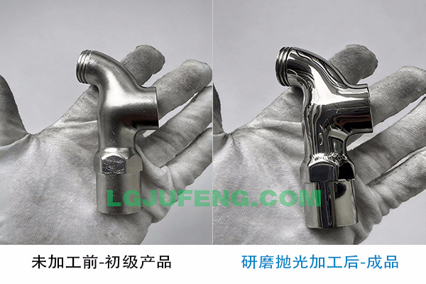 干式溜光抛光后效果